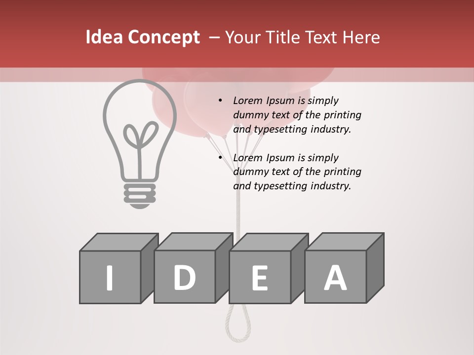 Dramatic Abuse Knot PowerPoint Template