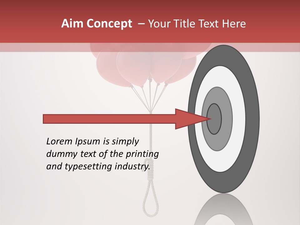 Dramatic Abuse Knot PowerPoint Template