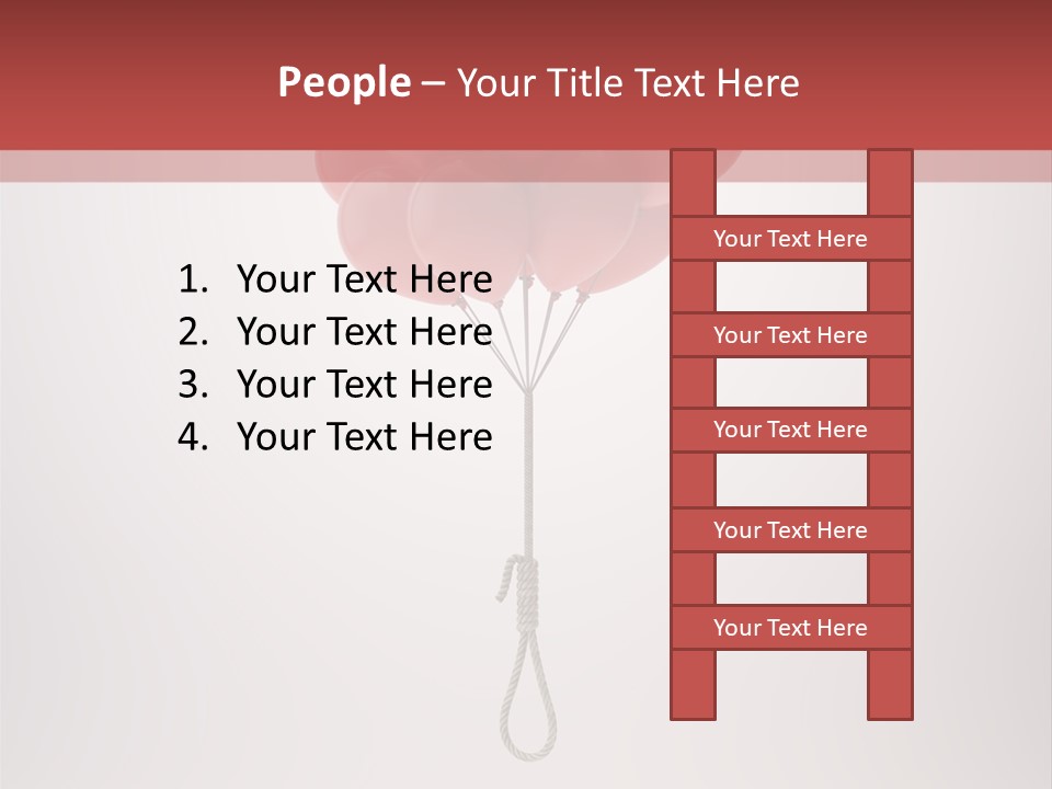 Dramatic Abuse Knot PowerPoint Template