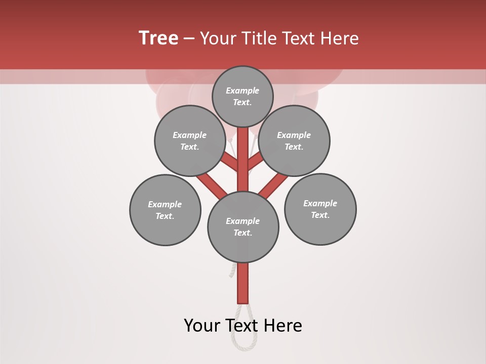 Dramatic Abuse Knot PowerPoint Template