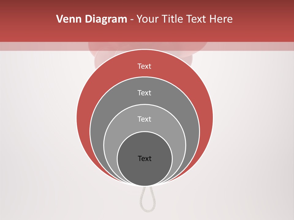 Dramatic Abuse Knot PowerPoint Template