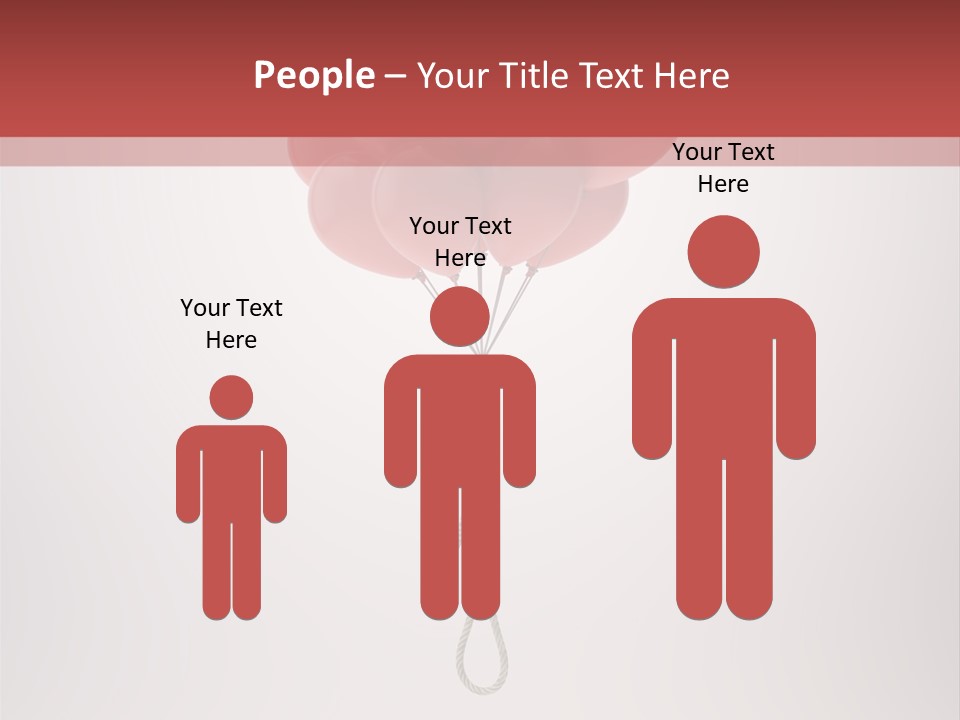Dramatic Abuse Knot PowerPoint Template