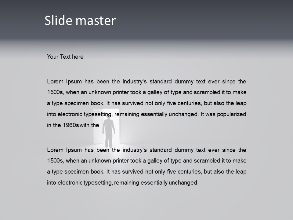 Strategy Tiny Exit PowerPoint Template