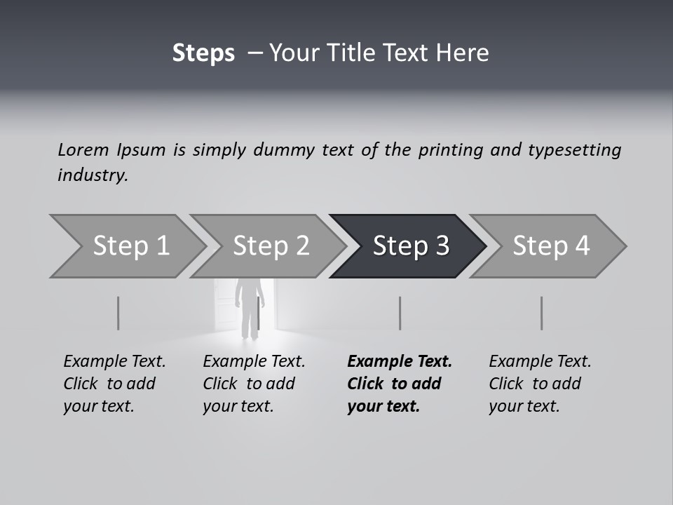 Strategy Tiny Exit PowerPoint Template