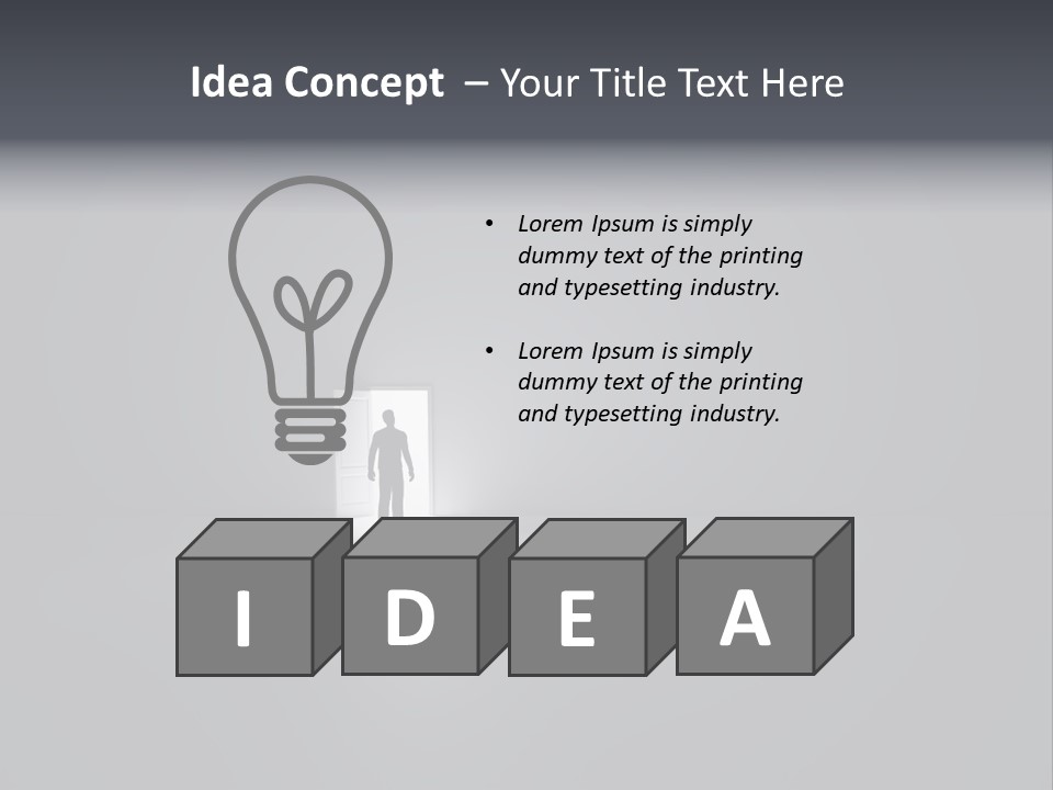Strategy Tiny Exit PowerPoint Template