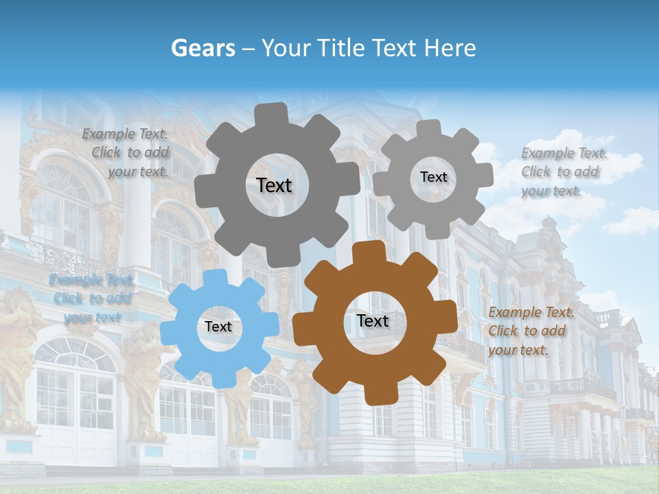 Park Amber Sky PowerPoint Template