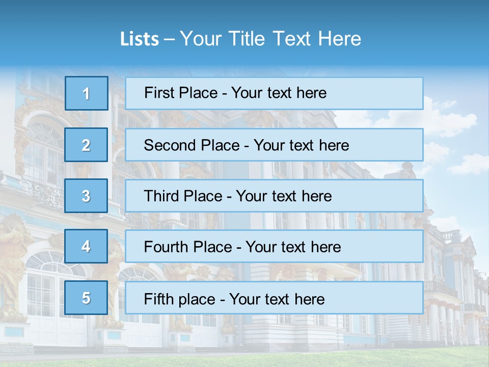 Park Amber Sky PowerPoint Template