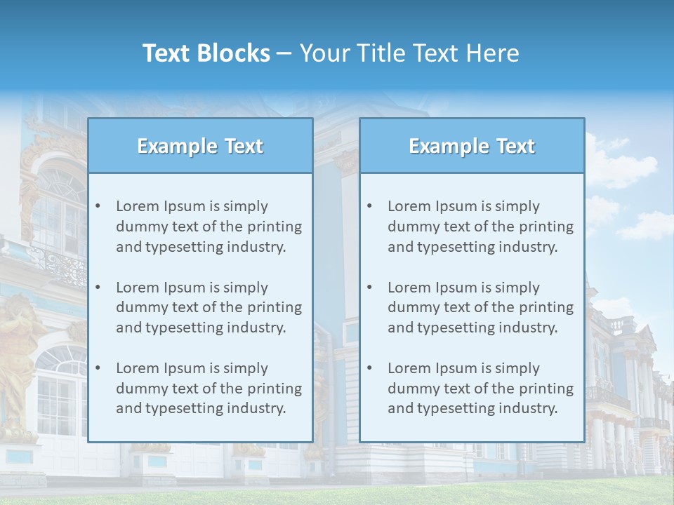 Park Amber Sky PowerPoint Template