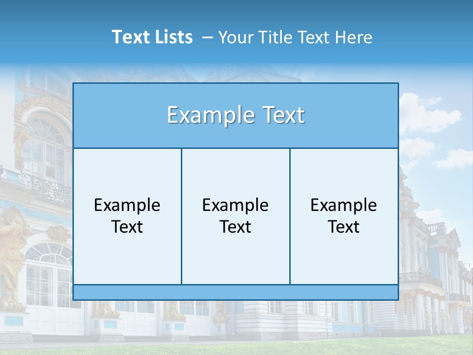 Park Amber Sky PowerPoint Template