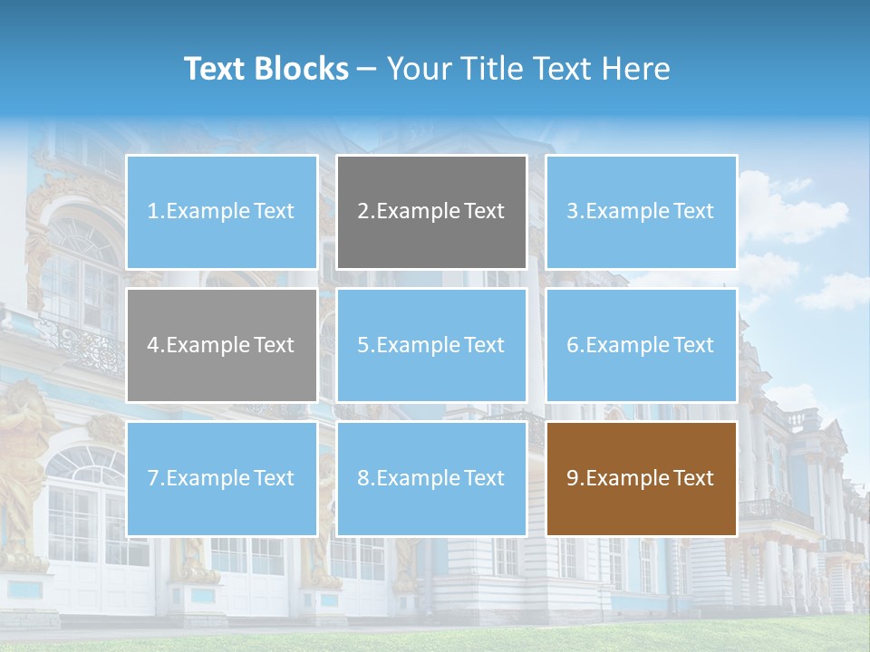 Park Amber Sky PowerPoint Template
