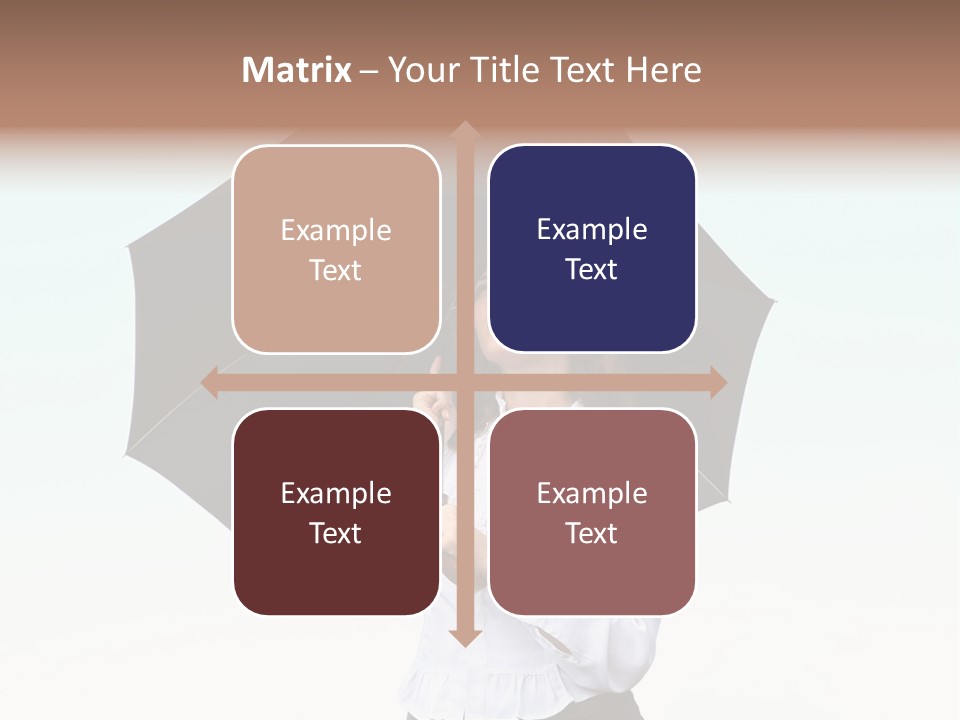 Black Skirt Protection Belief PowerPoint Template