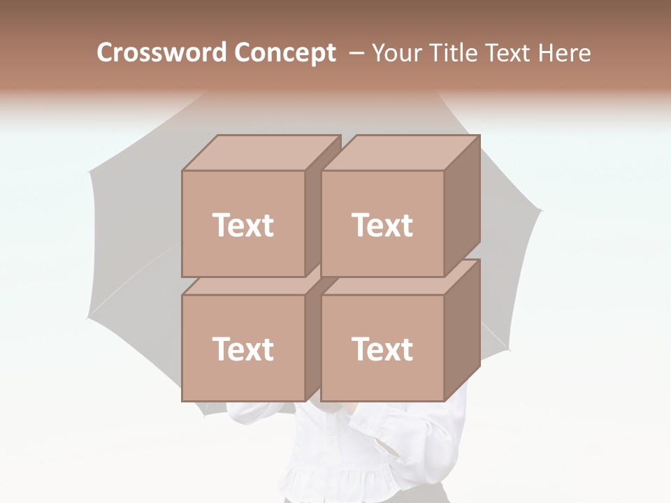 Black Skirt Protection Belief PowerPoint Template