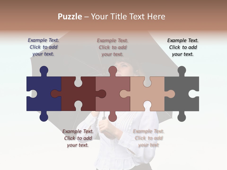 Black Skirt Protection Belief PowerPoint Template