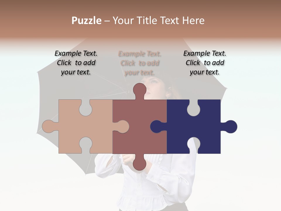 Black Skirt Protection Belief PowerPoint Template