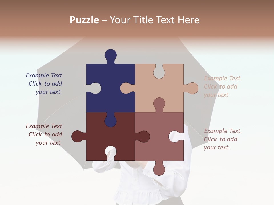 Black Skirt Protection Belief PowerPoint Template