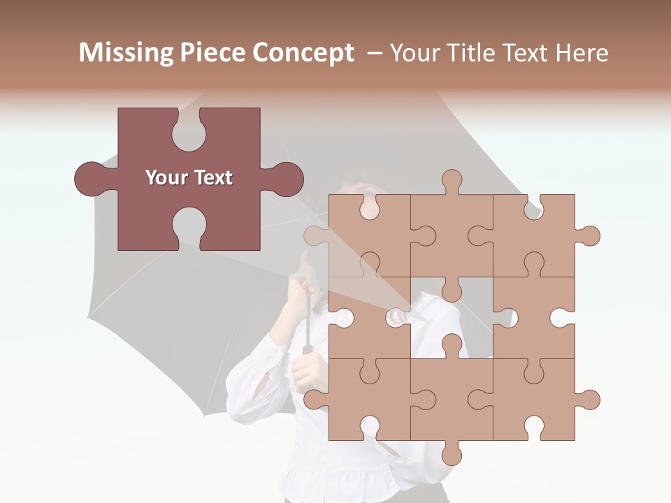 Black Skirt Protection Belief PowerPoint Template