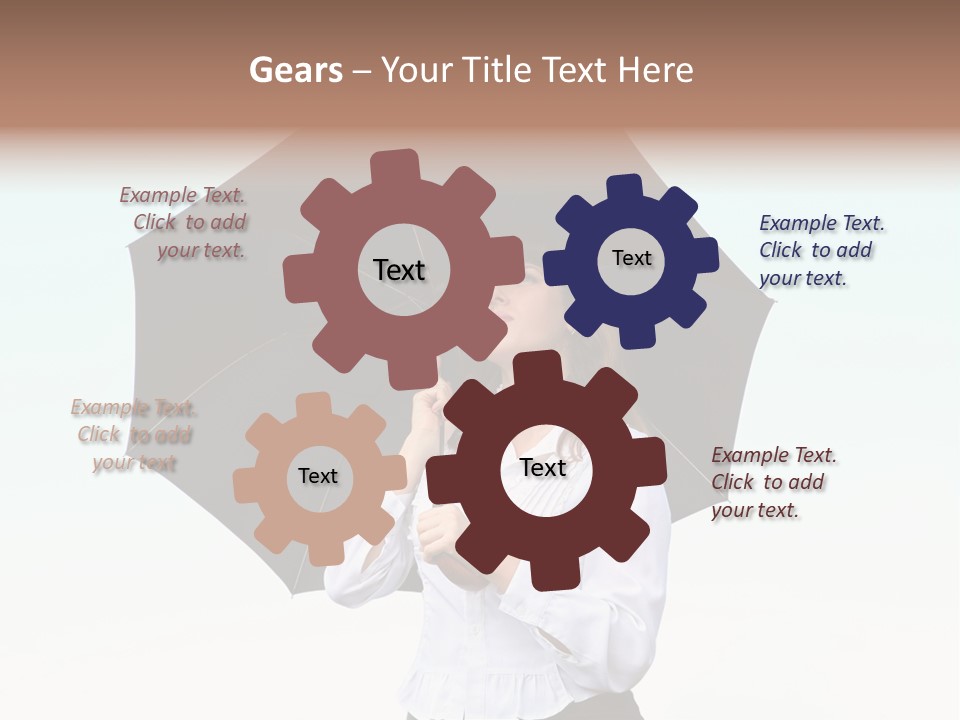 Black Skirt Protection Belief PowerPoint Template