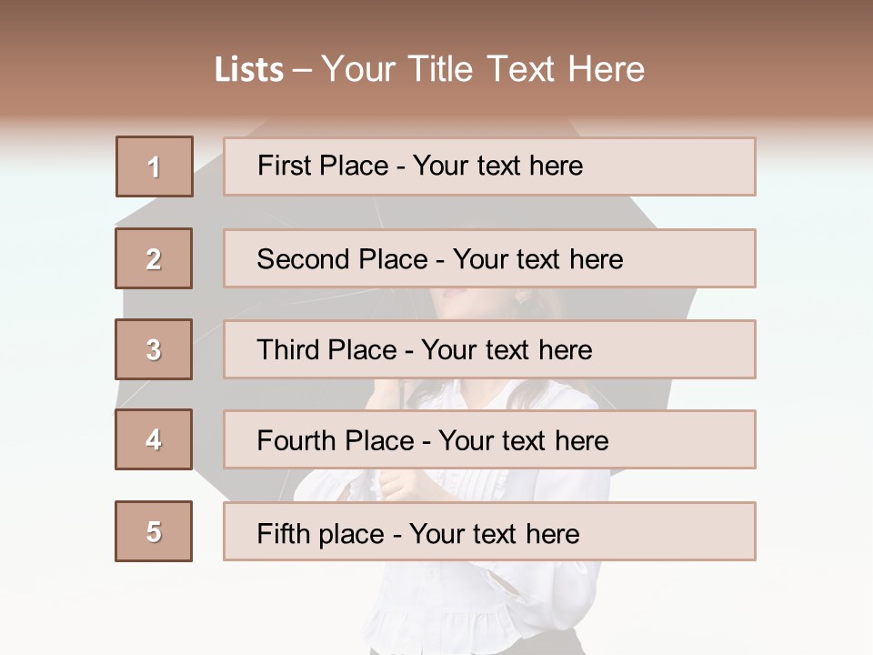 Black Skirt Protection Belief PowerPoint Template