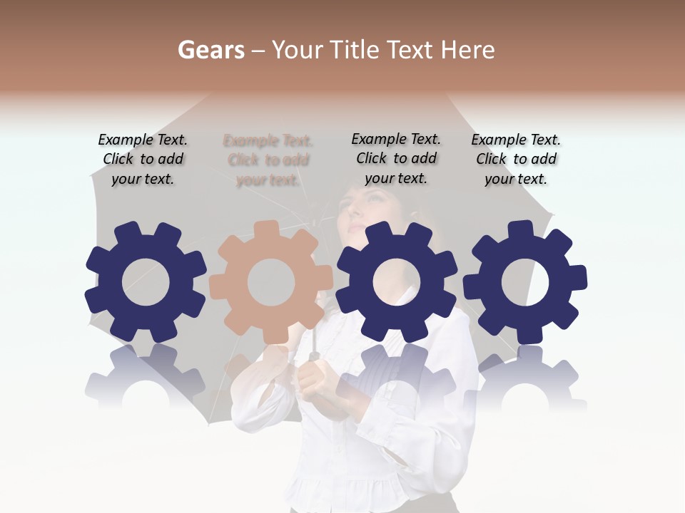 Black Skirt Protection Belief PowerPoint Template