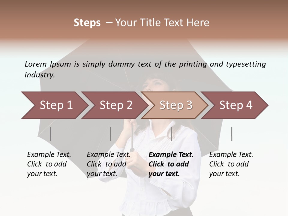 Black Skirt Protection Belief PowerPoint Template