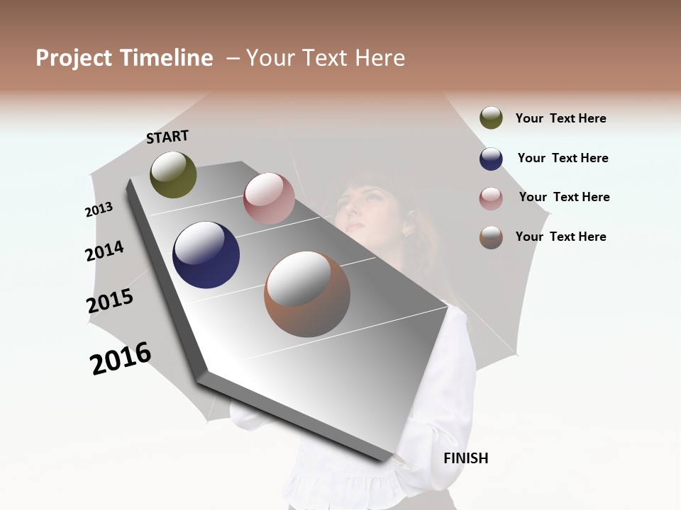 Black Skirt Protection Belief PowerPoint Template