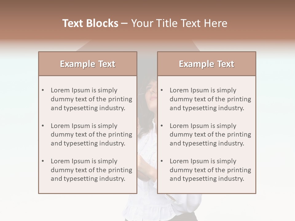 Black Skirt Protection Belief PowerPoint Template