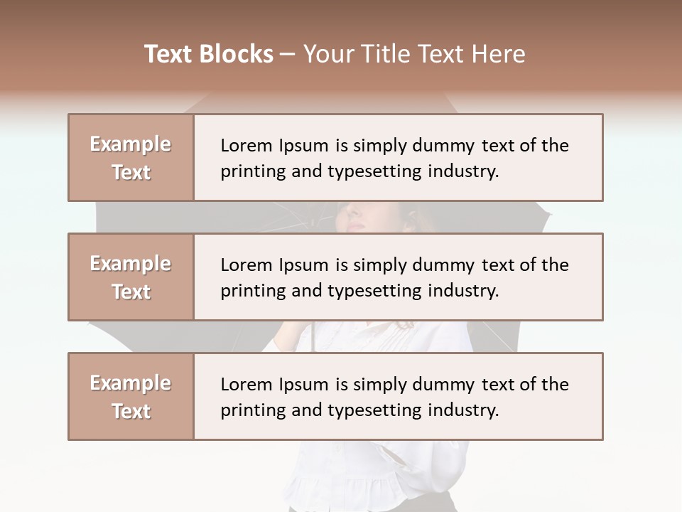 Black Skirt Protection Belief PowerPoint Template