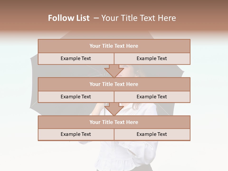 Black Skirt Protection Belief PowerPoint Template