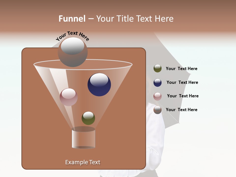 Black Skirt Protection Belief PowerPoint Template