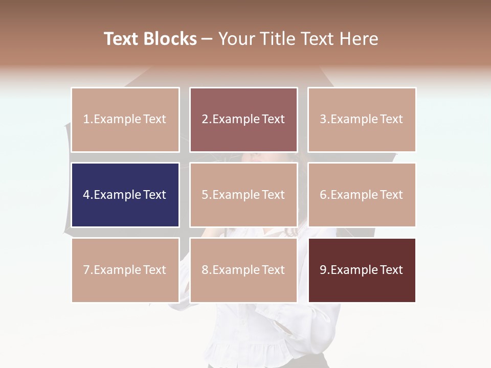 Black Skirt Protection Belief PowerPoint Template