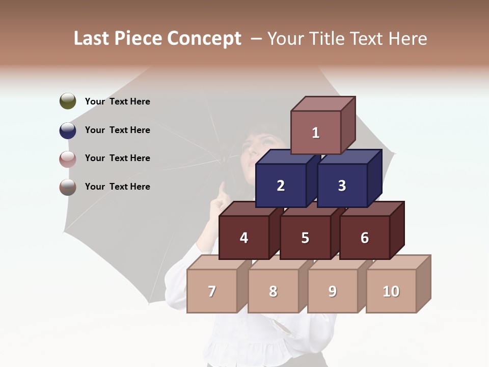 Black Skirt Protection Belief PowerPoint Template