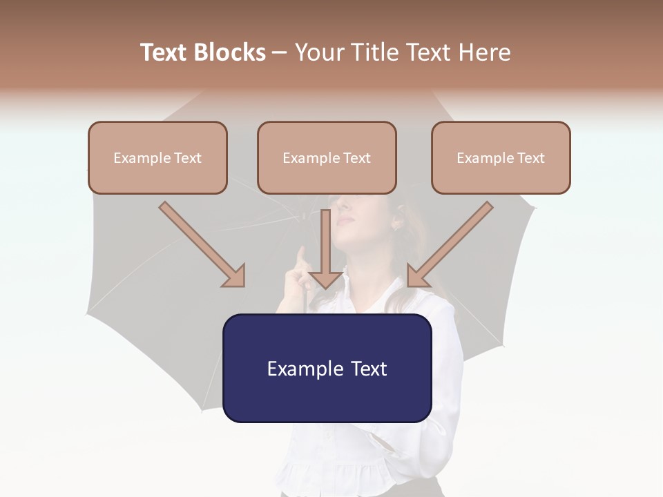 Black Skirt Protection Belief PowerPoint Template