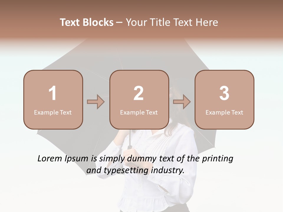 Black Skirt Protection Belief PowerPoint Template