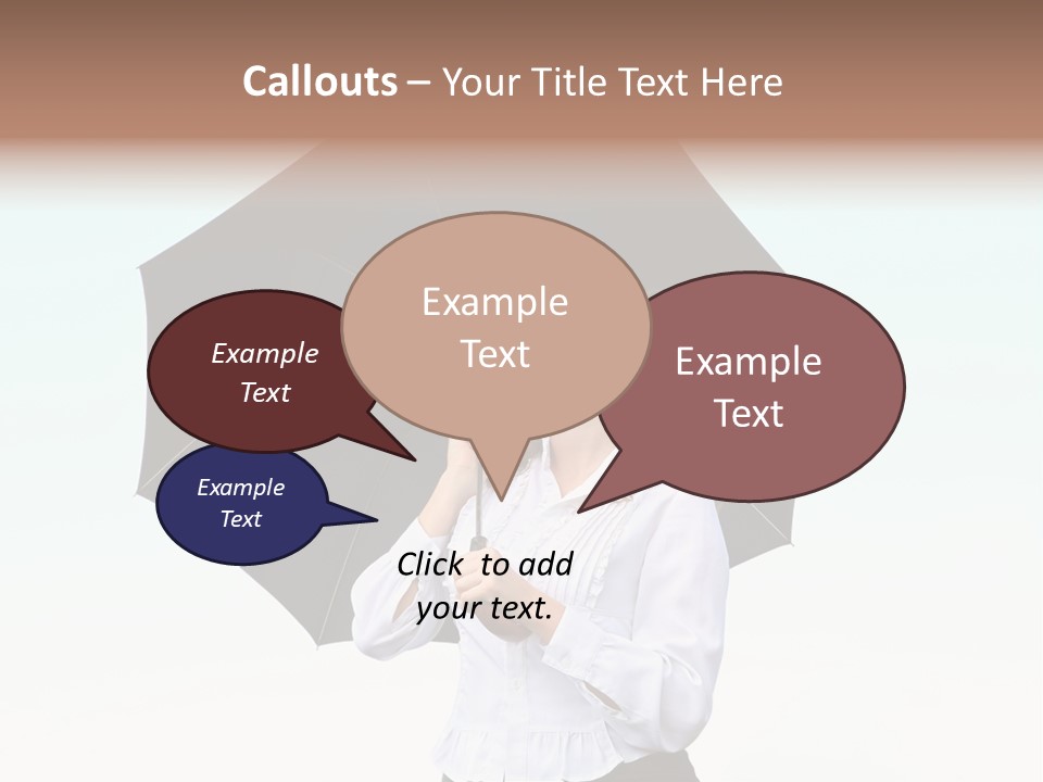 Black Skirt Protection Belief PowerPoint Template