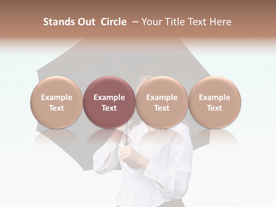 Black Skirt Protection Belief PowerPoint Template