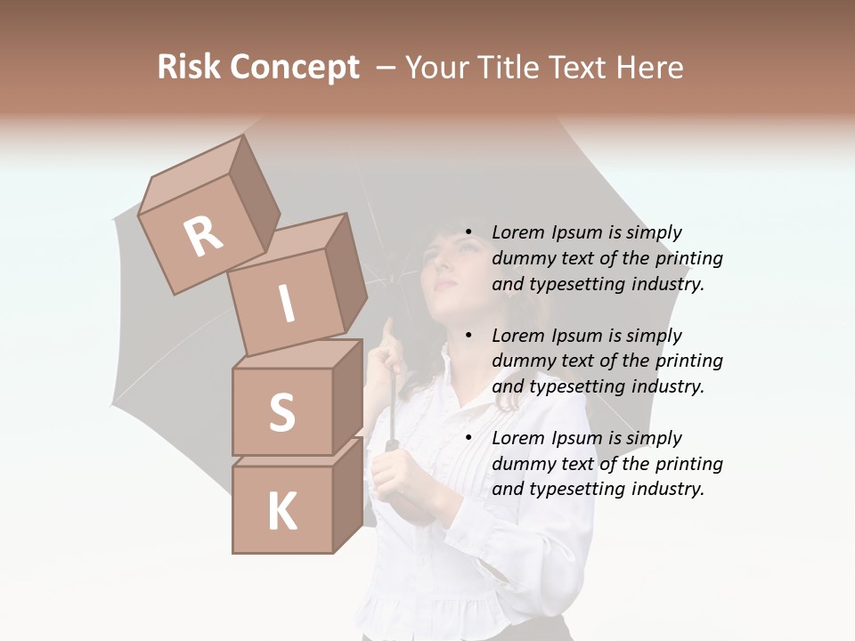 Black Skirt Protection Belief PowerPoint Template