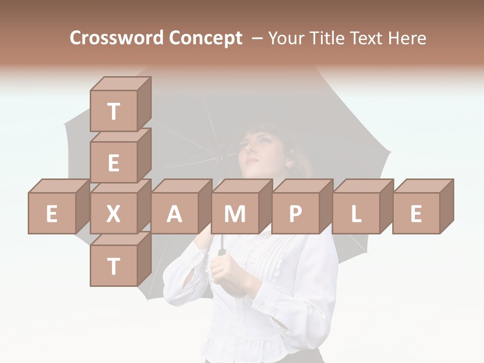 Black Skirt Protection Belief PowerPoint Template