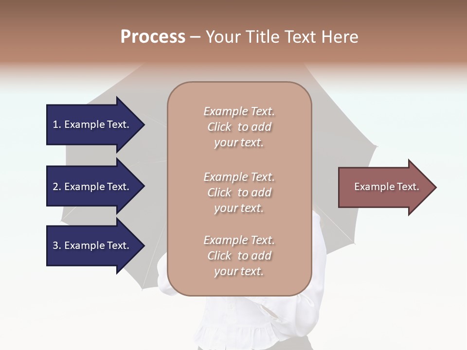 Black Skirt Protection Belief PowerPoint Template