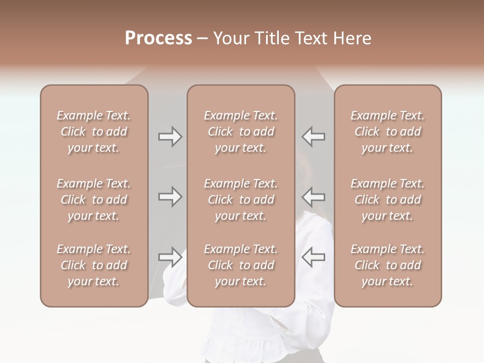 Black Skirt Protection Belief PowerPoint Template