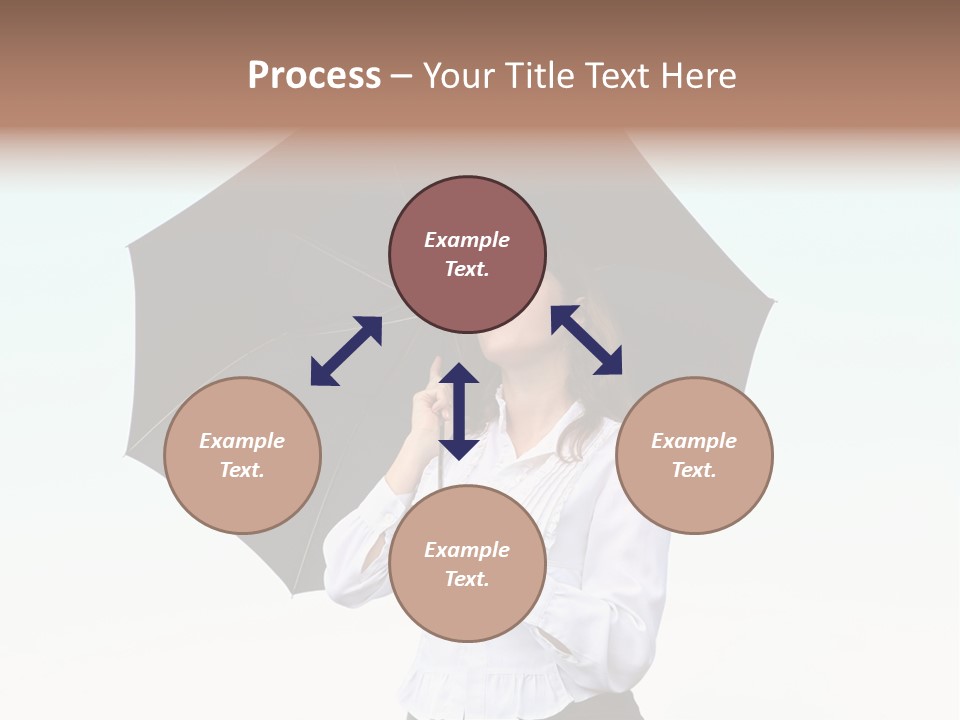 Black Skirt Protection Belief PowerPoint Template