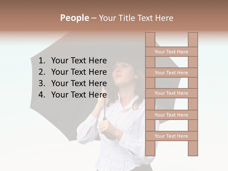 Black Skirt Protection Belief PowerPoint Template