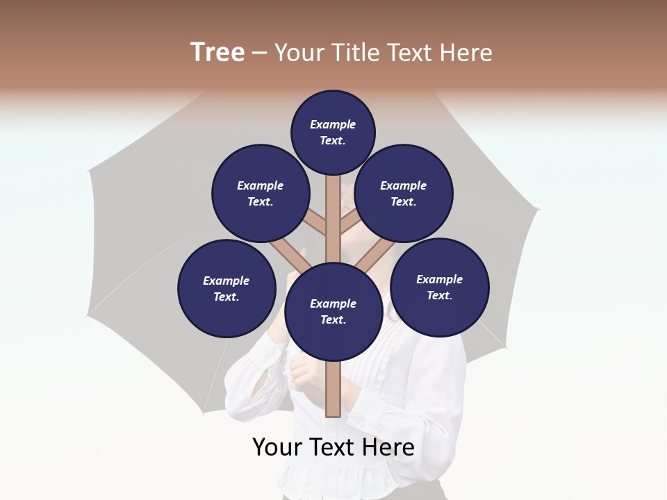 Black Skirt Protection Belief PowerPoint Template