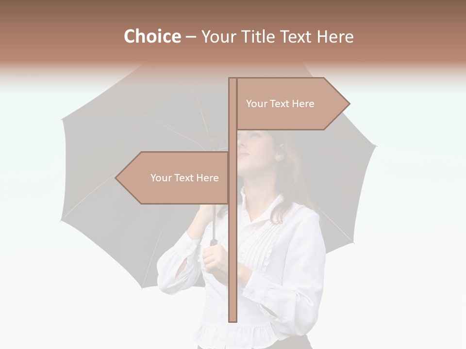 Black Skirt Protection Belief PowerPoint Template