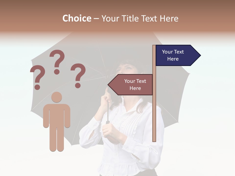 Black Skirt Protection Belief PowerPoint Template