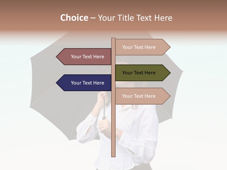 Black Skirt Protection Belief PowerPoint Template