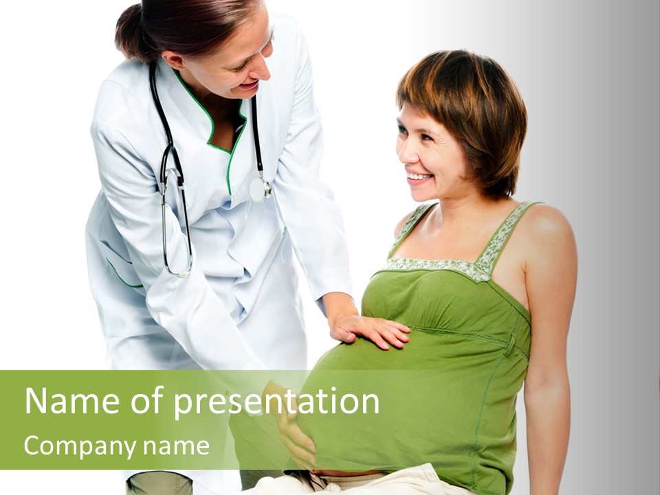 Hospital Birth Health PowerPoint Template