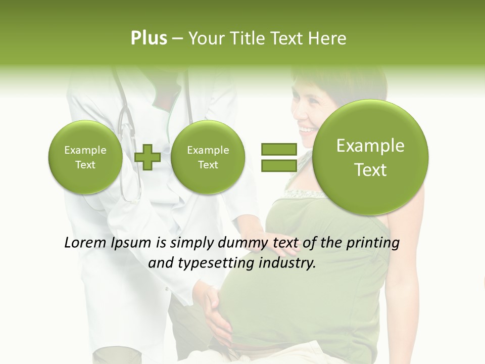 Hospital Birth Health PowerPoint Template