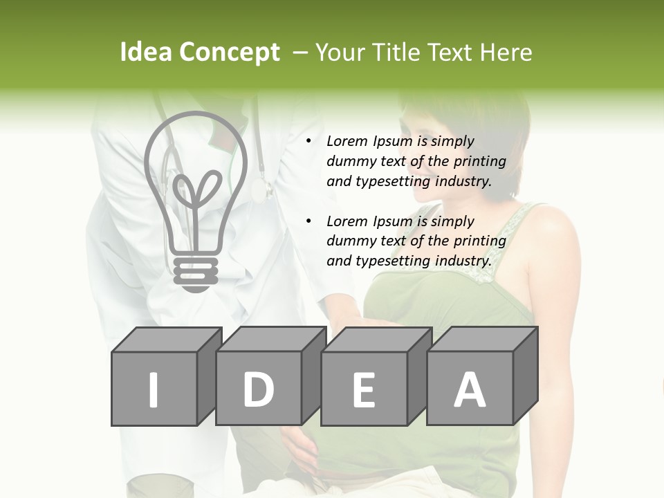 Hospital Birth Health PowerPoint Template