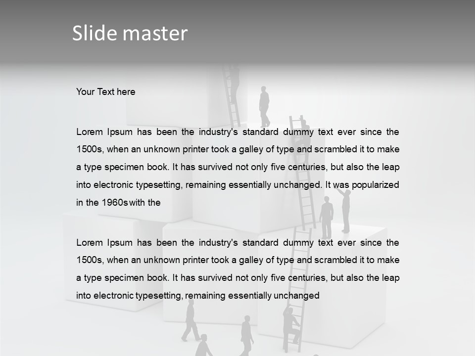 Career Support Way PowerPoint Template