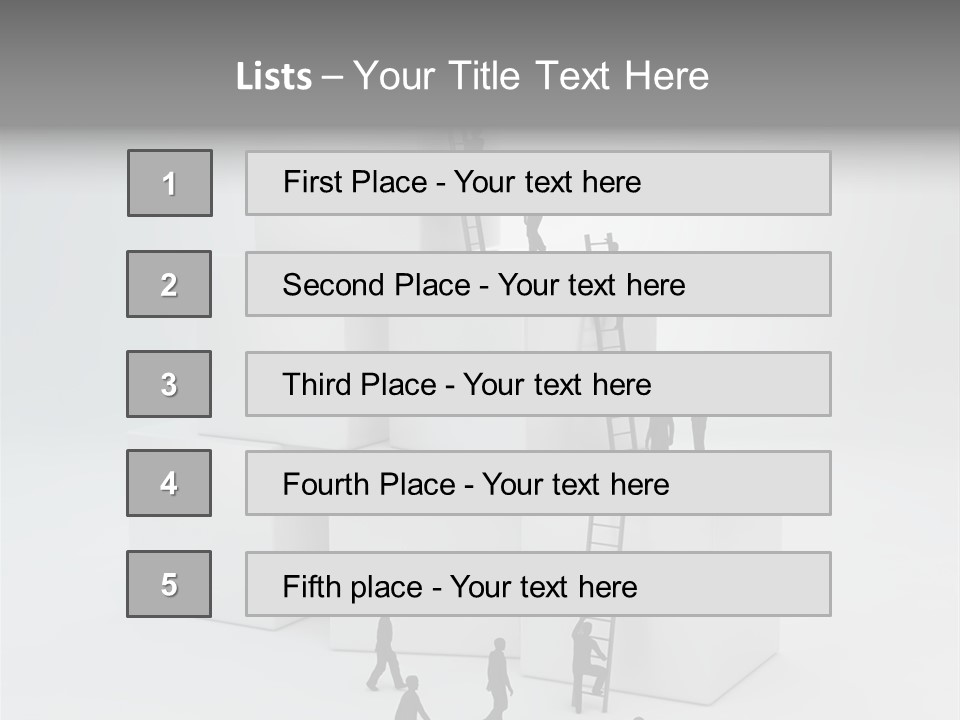 Career Support Way PowerPoint Template